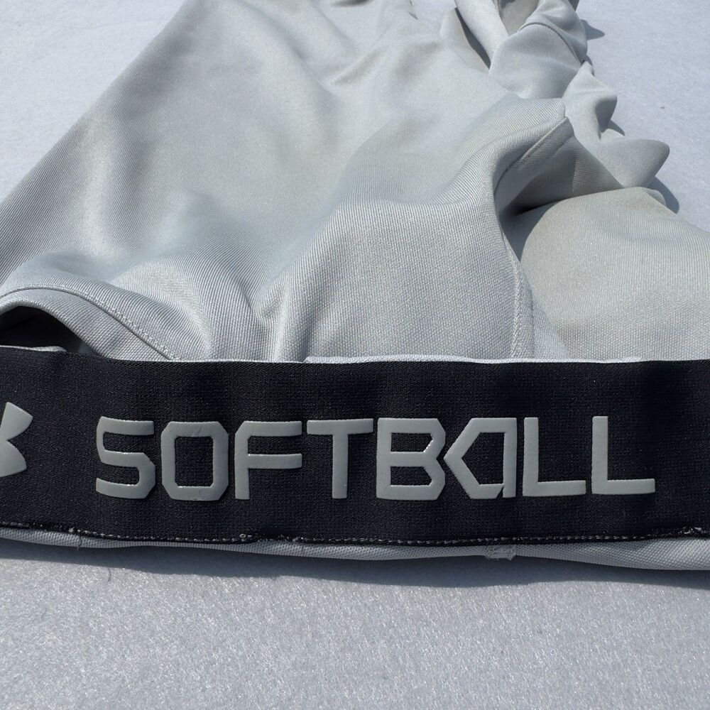 Under Armour Utility Softball‎ Pants Women's XL Gray Cropped Capri Athletic - Picture 4 of 10